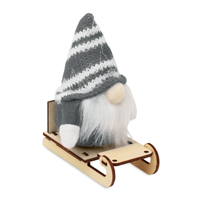 Gnome On Wooden Sleigh