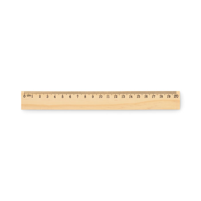 Wooden Ruler 20Cm