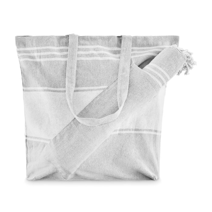 Beach Bag With Towel 50X14X38Cm