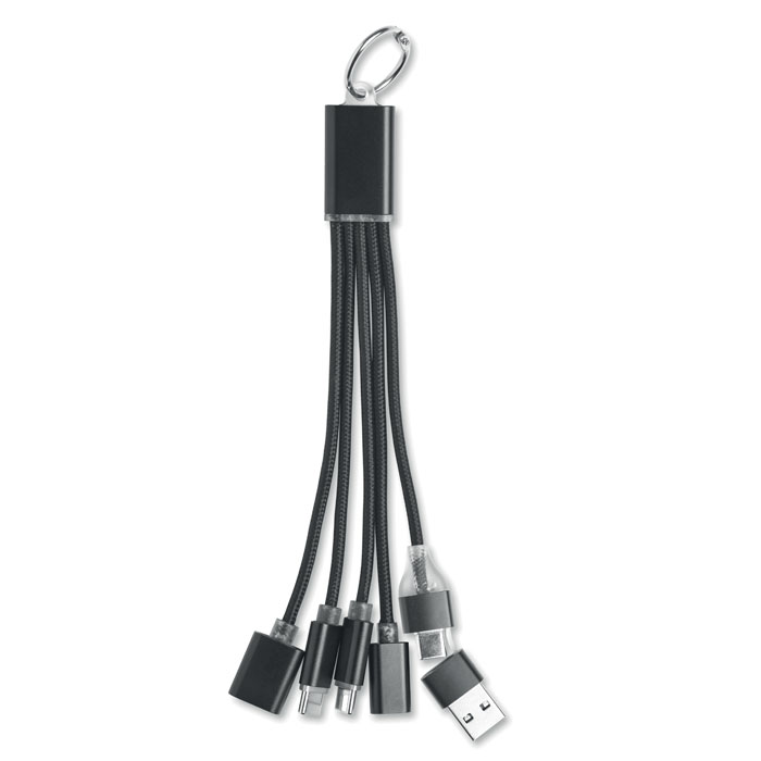 5-In-1 Charging Cable Keyring
