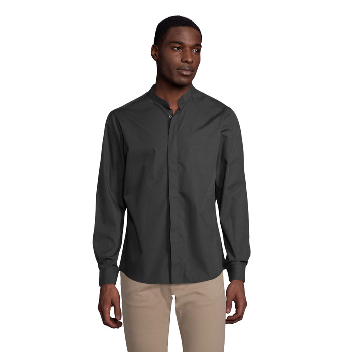 Bart Men Mao Collar Shirt