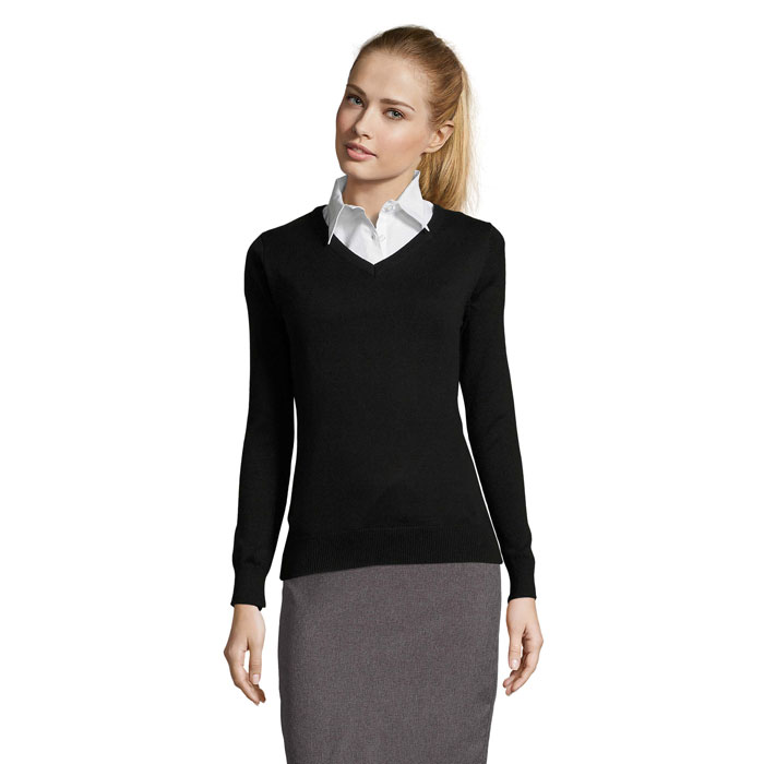 Galaxy Women V-Neck Sweater