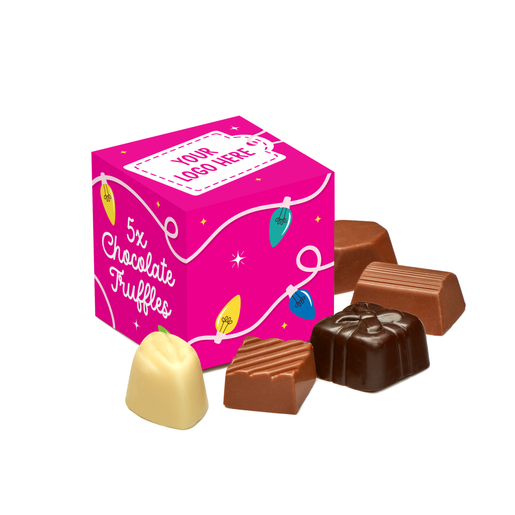 Winter Collection - Eco Maxi Cube - 5 Chocolate Truffles