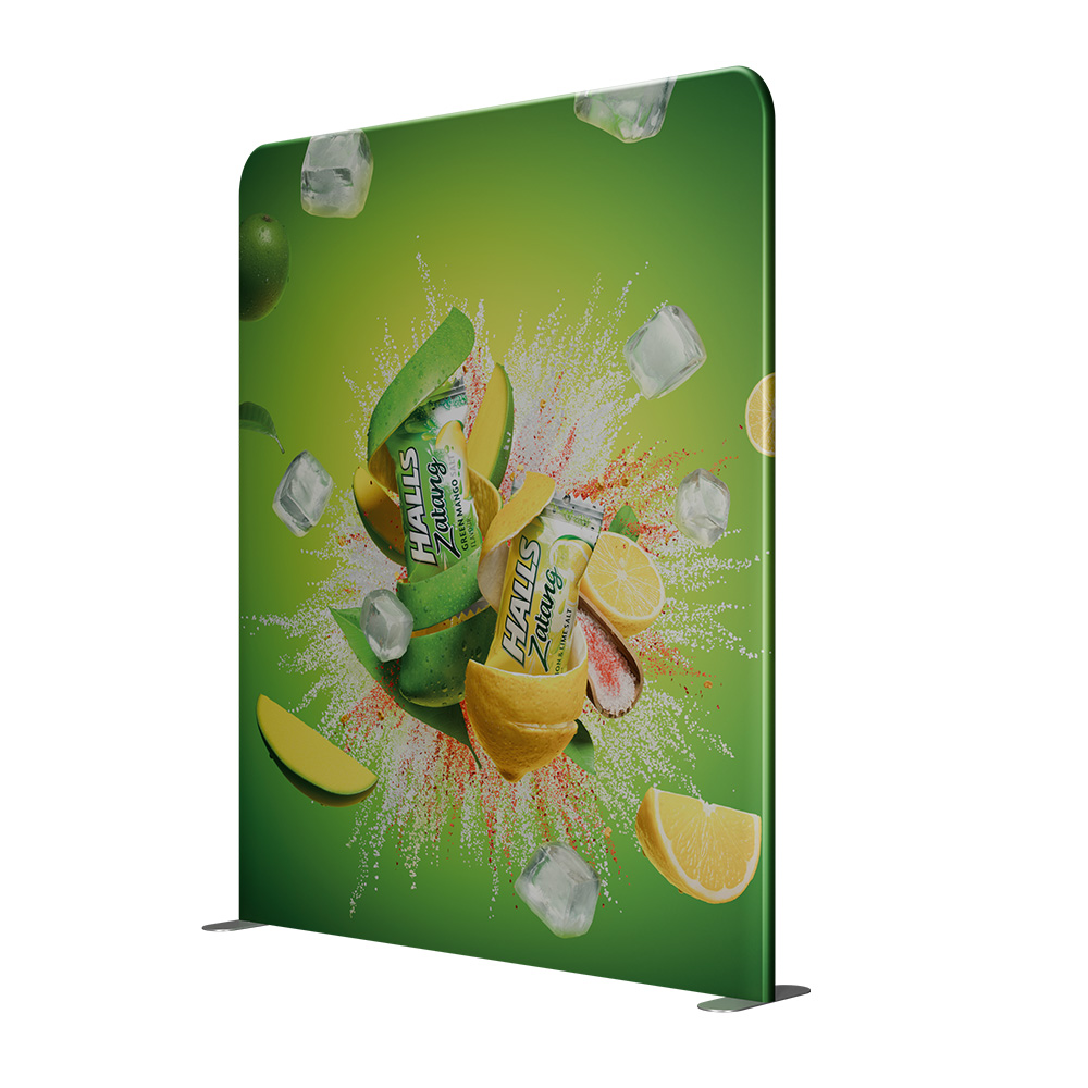 2m Soft Touch Straight Fabric Display