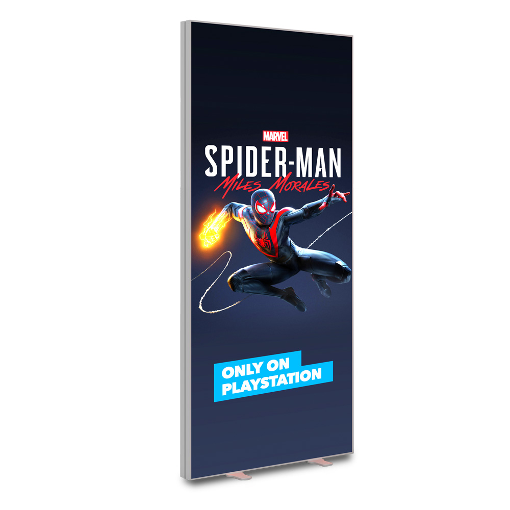 Glopix LED Lightbox - 2250mm (h) x 850mm (w) x 120mm (d)