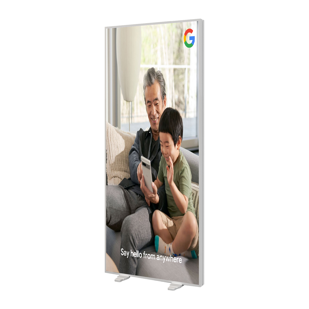 Glopix LED Lightbox - 2500mm (H) x 850mm (W) x 120mm (D)