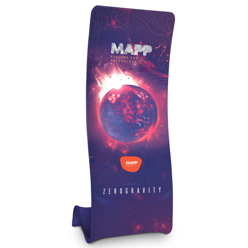 Soft Touch Snake Curved Fabric Display