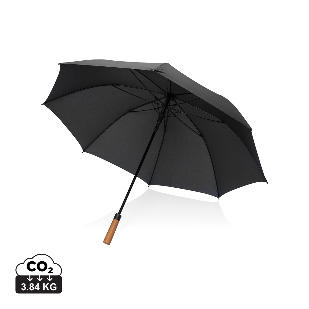 Tony Aware™ RPET 30 inch acacia auto open umbrella