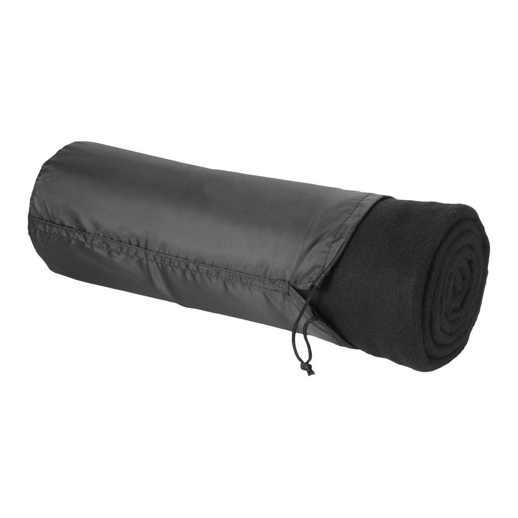 Huggy fleece plaid blanket with carry pouch 150x120 cm