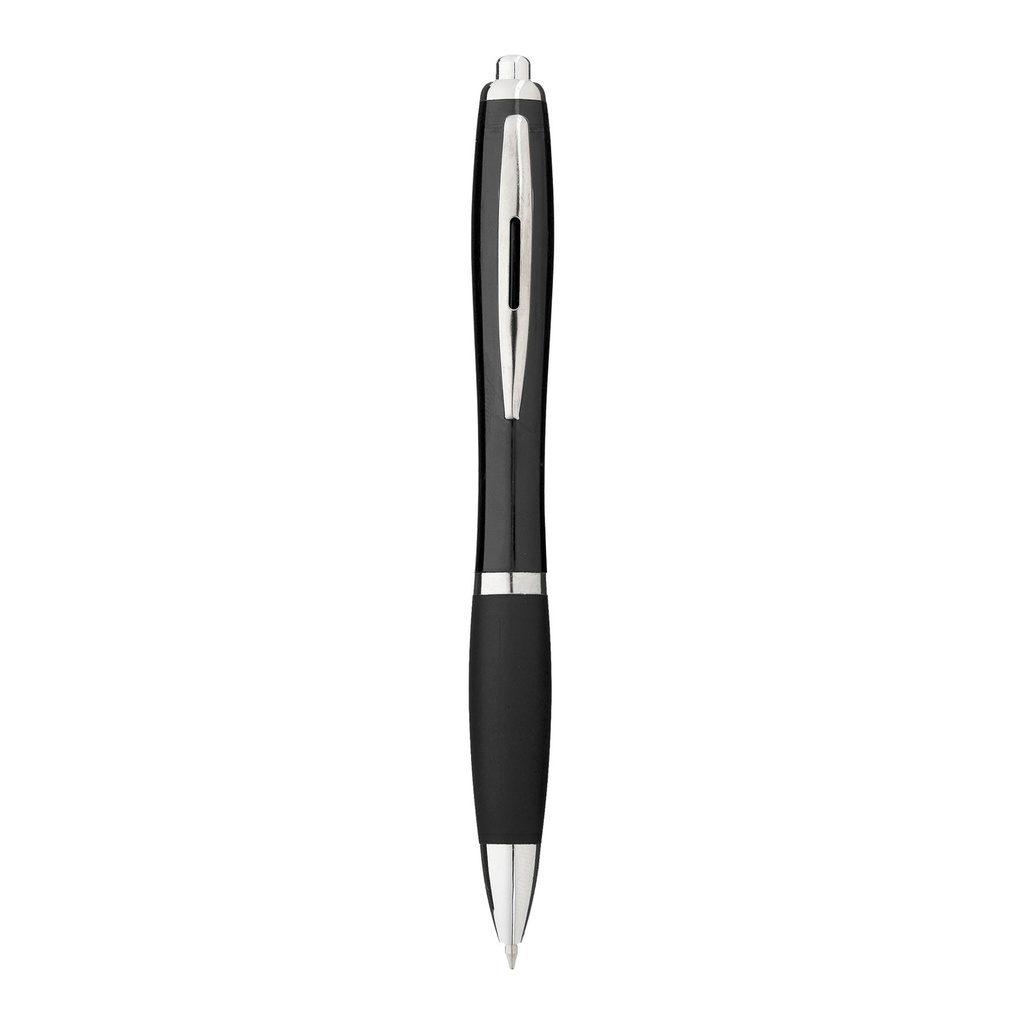 Nash ballpoint pen with coloured barrel and grip (black ink)