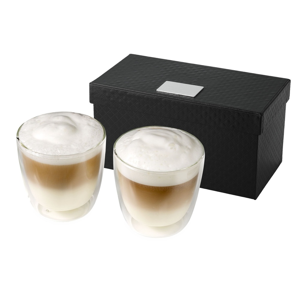 Boda 2-piece glass coffee cup set