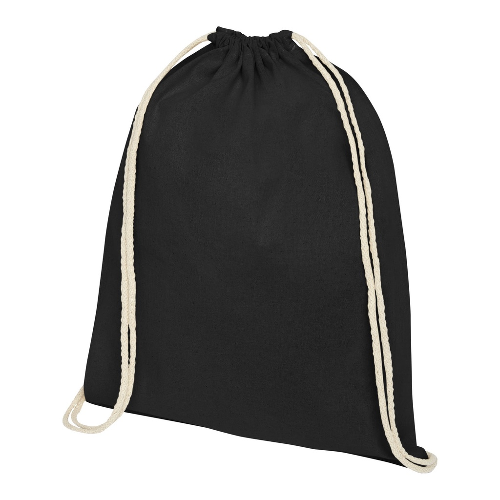 Oregon 140 g/m² cotton drawstring bag 5L