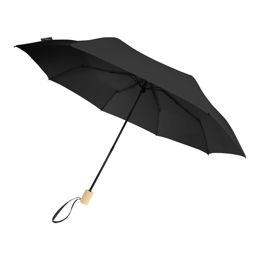 Birgit 21'' foldable windproof recycled PET umbrella