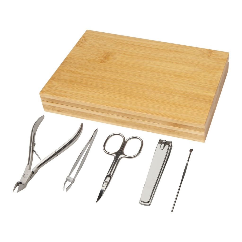 Ladia 5-piece bamboo manicure set