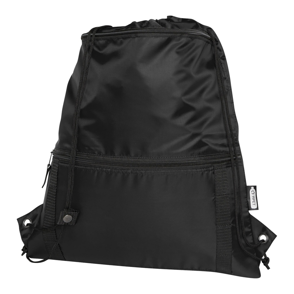 Adventure recycled insulated drawstring bag 9L