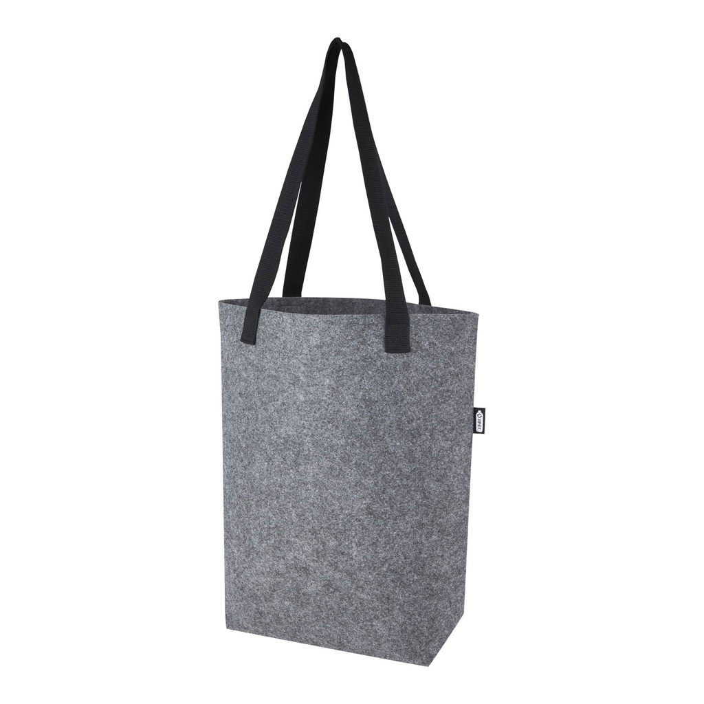 Felta GRS recycled felt tote bag with wide bottom 12L