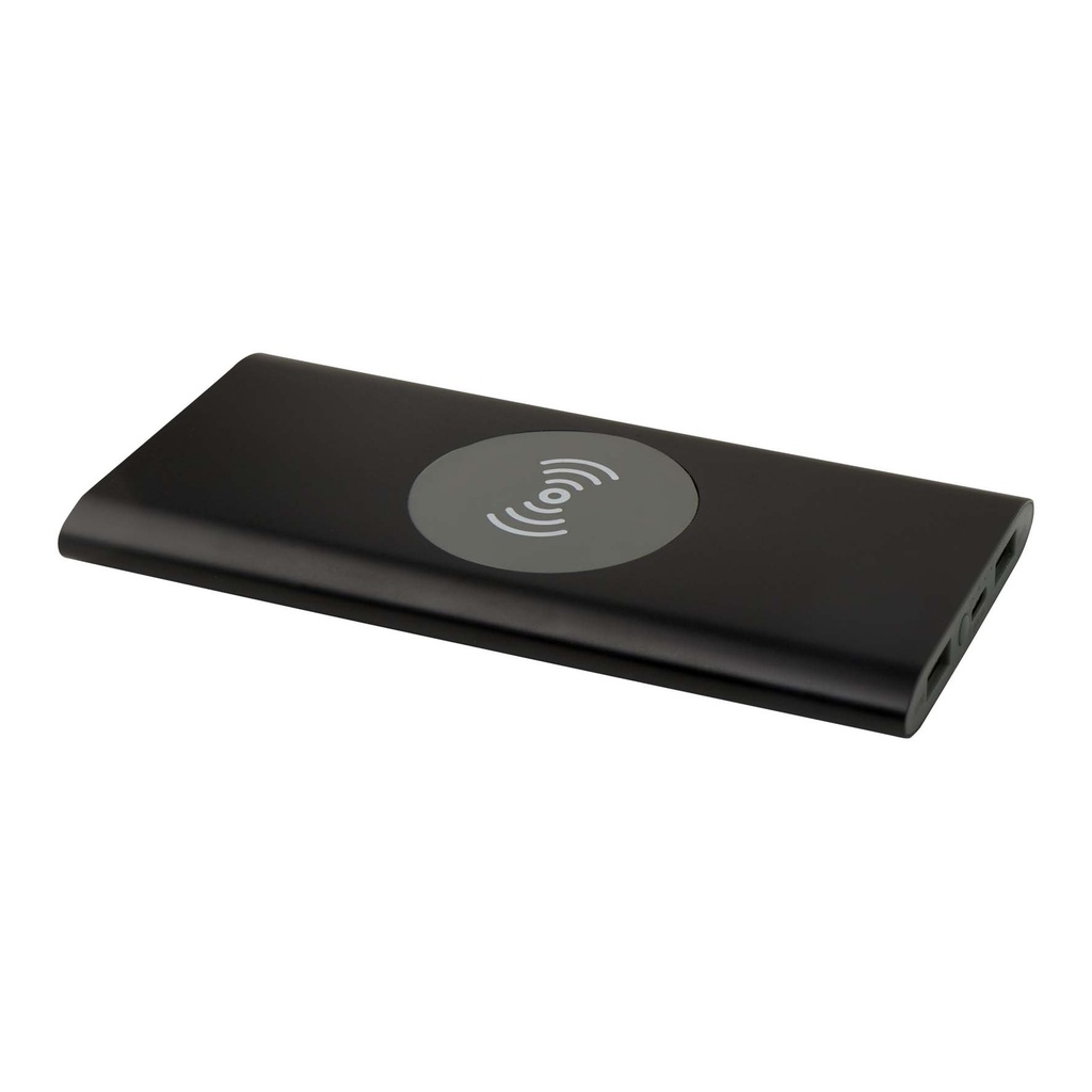Juice 8000 mAh Type-C recycled aluminium wireless power bank
