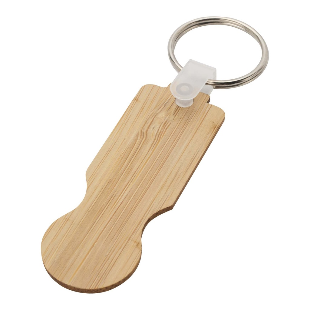 Ronan bamboo trolley keychain