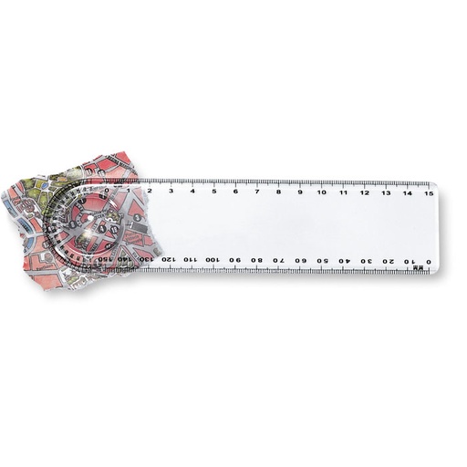 [KC3102-22] Ruler With Magnifier