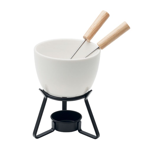 [MO2385-06] Ceramic Fondue Set 240 Ml
