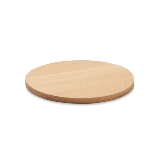 [MO6602-40] Bamboo Round Coaster