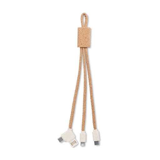 [MO6812-13] 3 In 1 Charging Cable In Cork