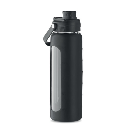 [MO6972-03] Glass Bottle With Sleeve 750 Ml