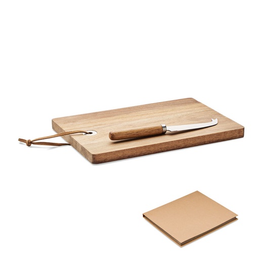 [MO6984-40] Acacia Wood Cheese Board Set