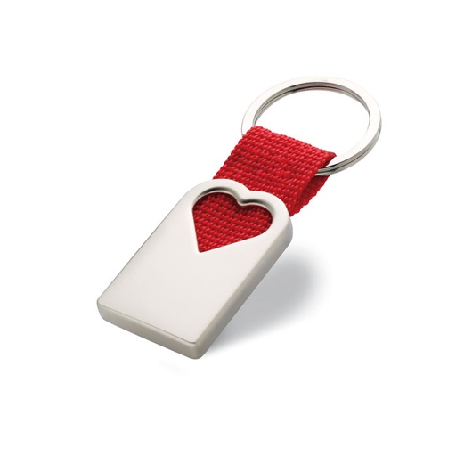 [MO7155-05] Heart Metal Key Ring