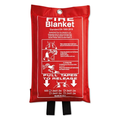 [MO8373-05] Fire Blanket In Pouch 100X95Cm