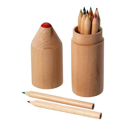 [10602100] Bossy 12-piece coloured pencil set