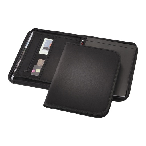 [19546619] Berkely A4 zippered portfolio