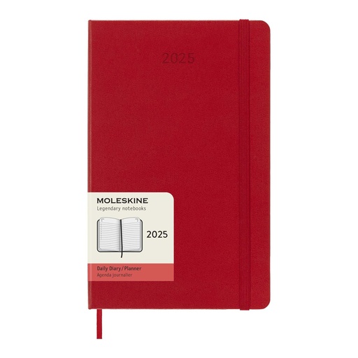 Moleskine hard cover 12 month L daily planner