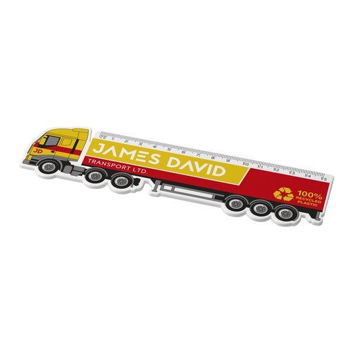 [21045601] Tait 15 cm lorry-shaped recycled plastic ruler