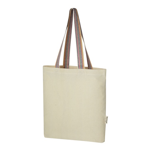 [12064206] Rainbow 180 g/m² recycled cotton tote bag 5L