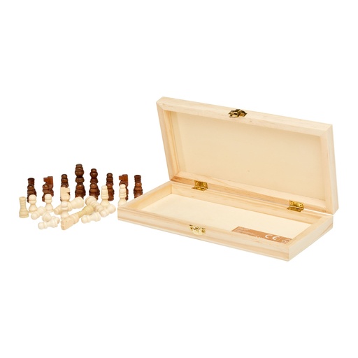 [10456306] King wooden chess set