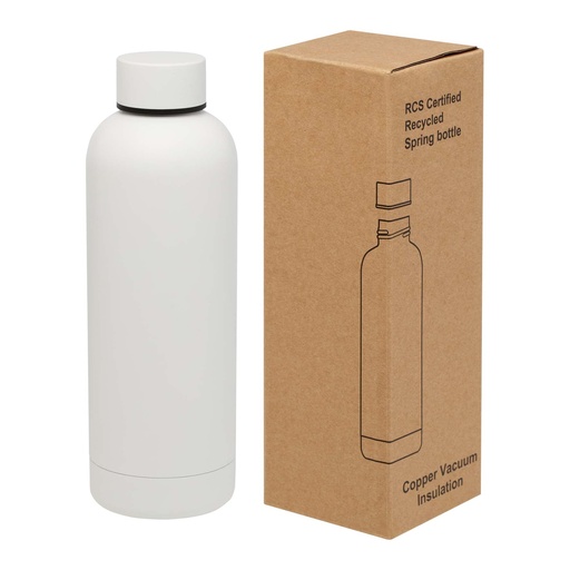 Spring 500 ml RCS certified recycled stainless steel copper vacuum insulated bottle