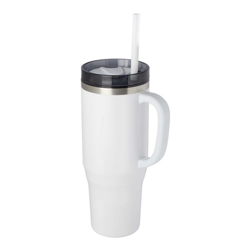 Melbourne 1200 ml RCS certified insulated tumbler with straw