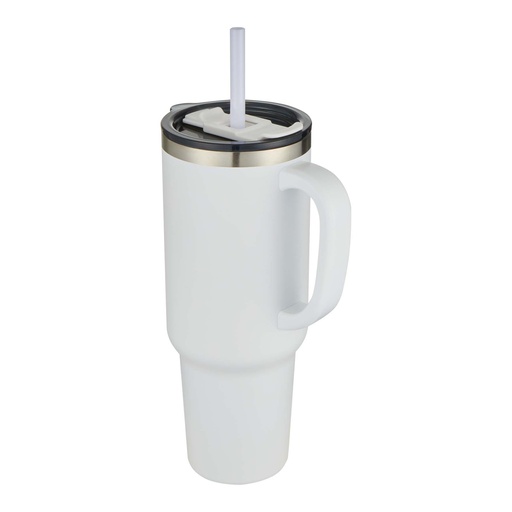 Sydney 1200 ml double wall RCS certified copper vacuum insulated tumbler with straw