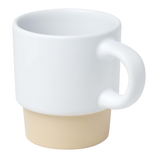 Olympia 130 ml stackable expresso cup with clay bottom