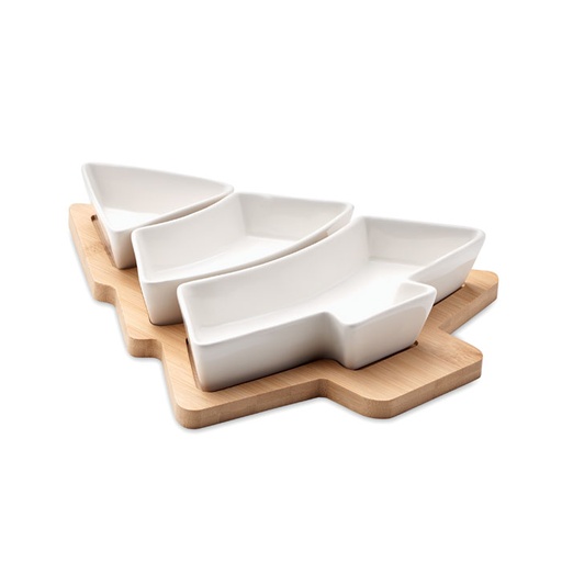 [CX1502-06] Christmas Tree Serving Tray