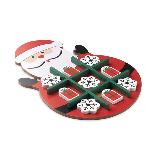[CX1568-05] Christmas Wooden Tic Tac Toe