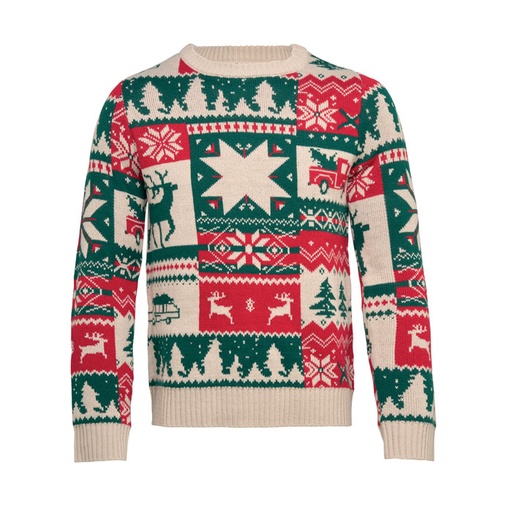[CX1602-13] Christmas Knitted Sweater L-Xl