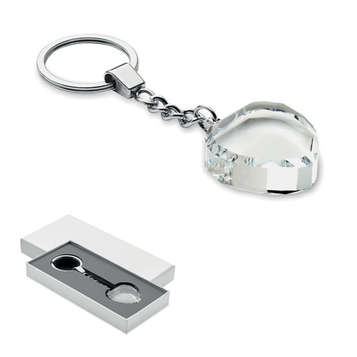 [MO2658-22] Glass Heart Award Key Ring