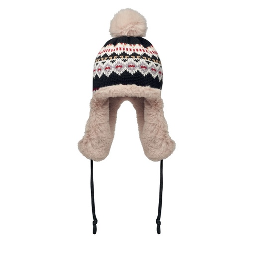 Knitted Beanie With Ear Flap