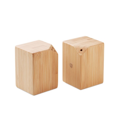 [MO2771-40] Bamboo Salt & Pepper Set