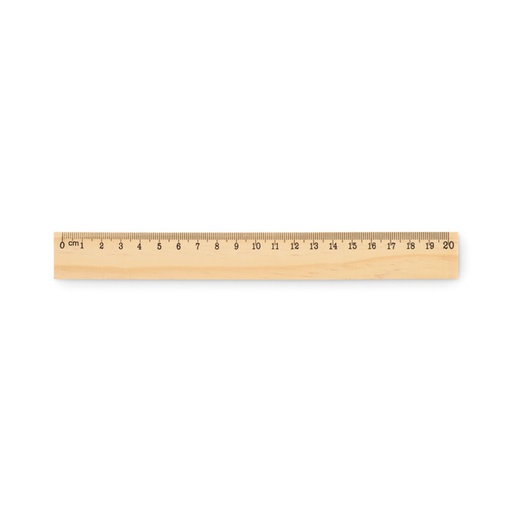 [MO2917] Wooden Ruler 20Cm