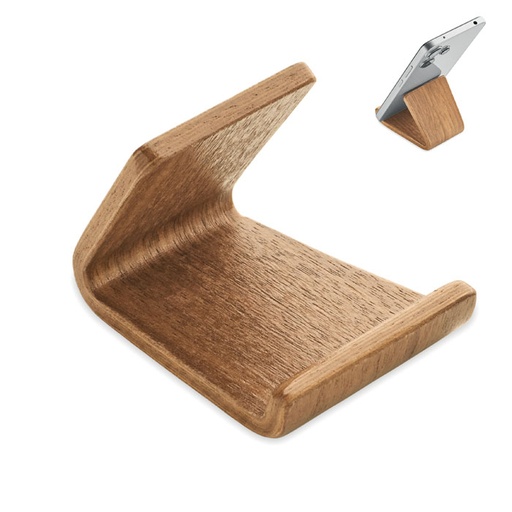[MO3128-40] Walnut Wood Phone Stand