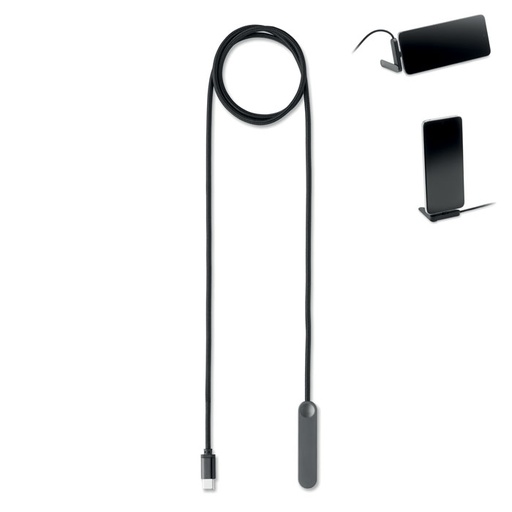 [MO3192-03] 60W Usb-C Cable Phone Stand