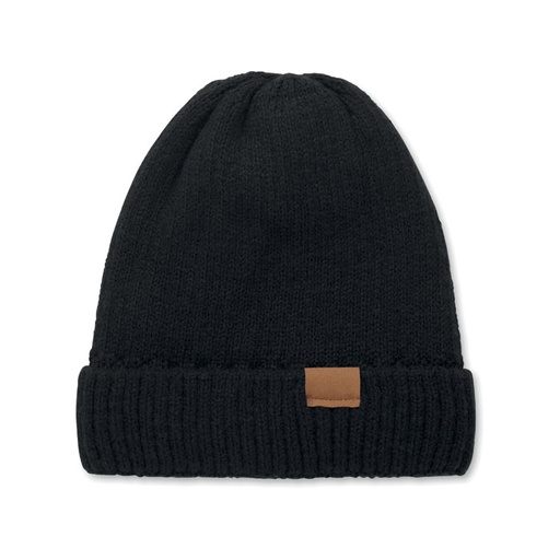 Knitted Beanie With Cuff